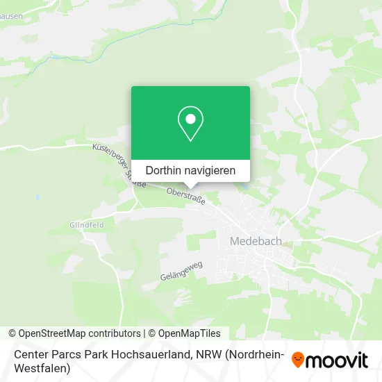 Center Parcs Park Hochsauerland Karte