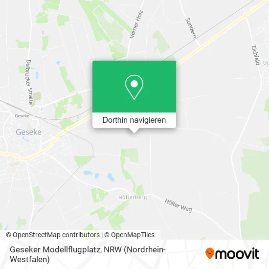 Geseker Modellflugplatz Karte