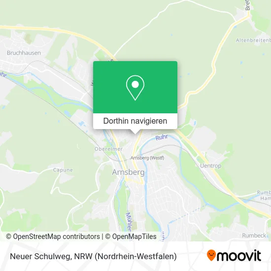 Neuer Schulweg Karte