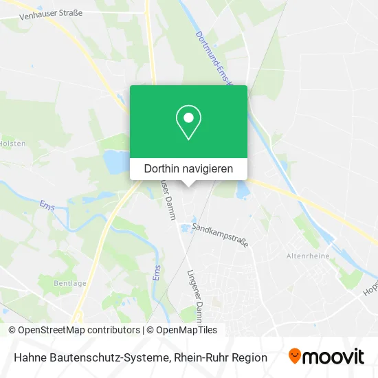 Hahne Bautenschutz-Systeme Karte