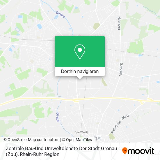 Zentrale Bau-Und Umweltdienste Der Stadt Gronau (Zbu) Karte