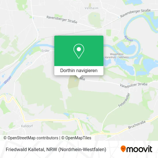 Friedwald Kalletal Karte