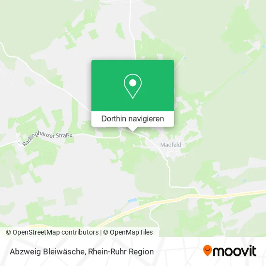 Abzweig Bleiwäsche Karte
