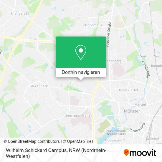 Wilhelm Schickard Campus Karte