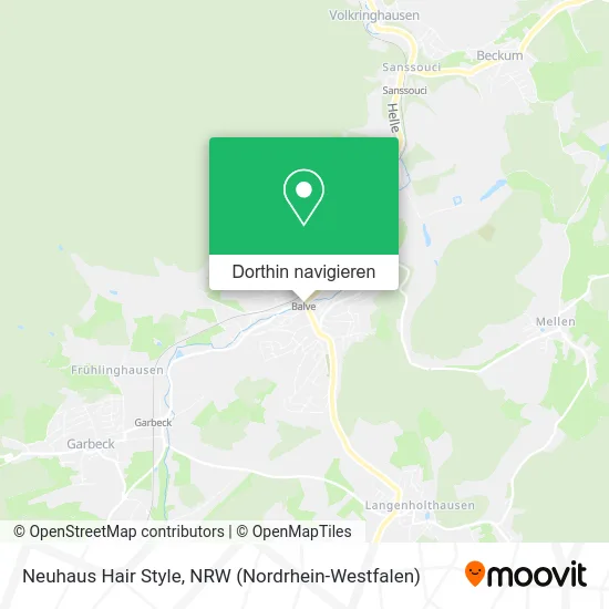 Neuhaus Hair Style Karte