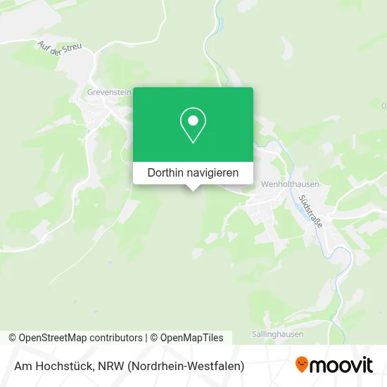 Am Hochstück Karte
