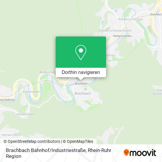 Brachbach Bahnhof / Industriestraße Karte