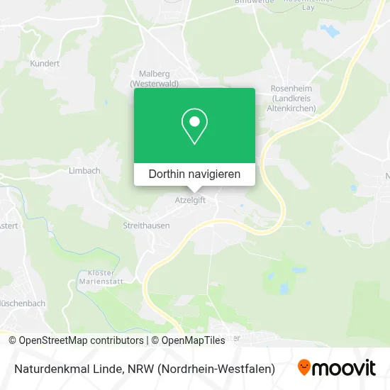 Naturdenkmal Linde Karte