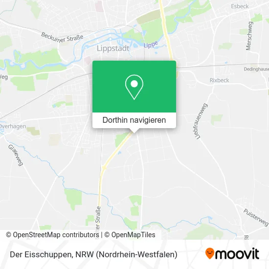 Der Eisschuppen Karte