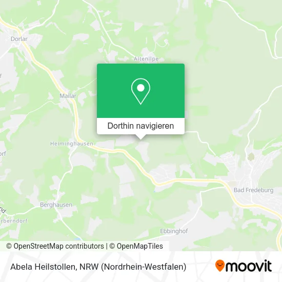 Abela Heilstollen Karte