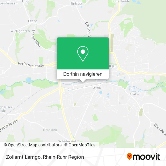 Zollamt Lemgo Karte