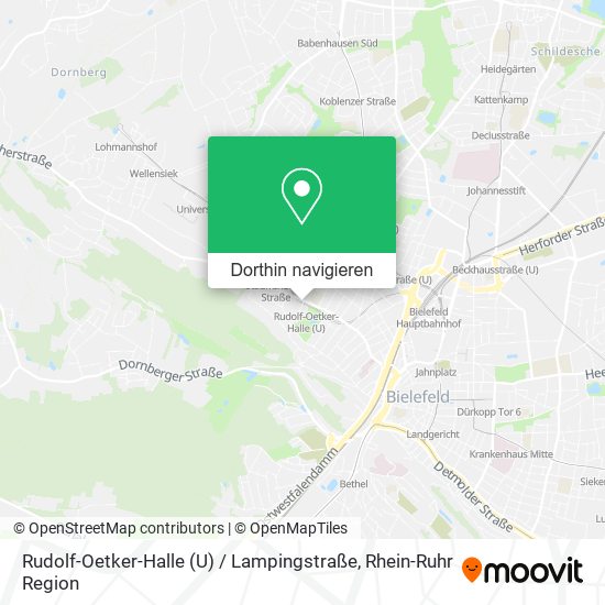 Rudolf-Oetker-Halle (U) / Lampingstraße Karte