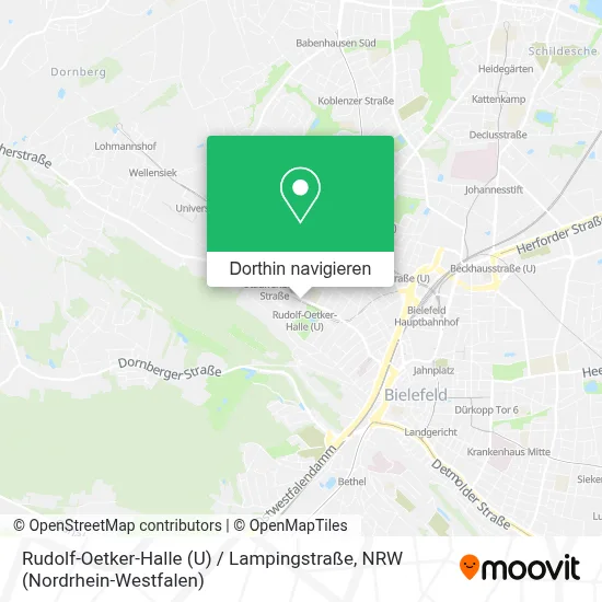 Rudolf-Oetker-Halle (U) / Lampingstraße Karte