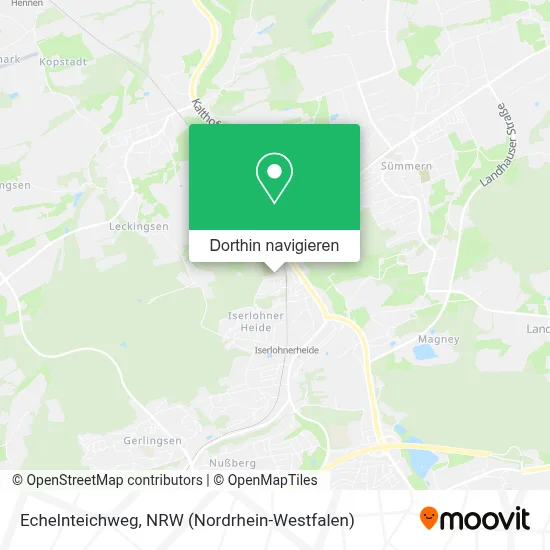 Echelnteichweg Karte