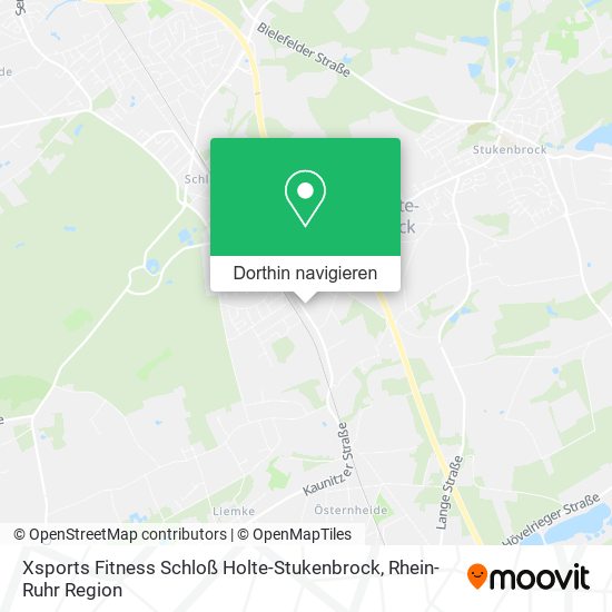 Xsports Fitness Schloß Holte-Stukenbrock Karte