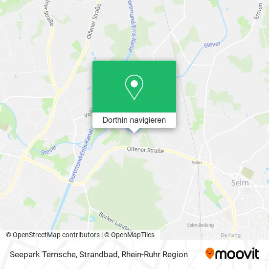 Seepark Ternsche, Strandbad Karte