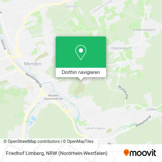 Friedhof Limberg Karte