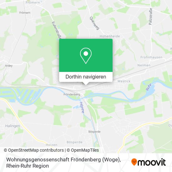 Wohnungsgenossenschaft Fröndenberg (Woge) Karte