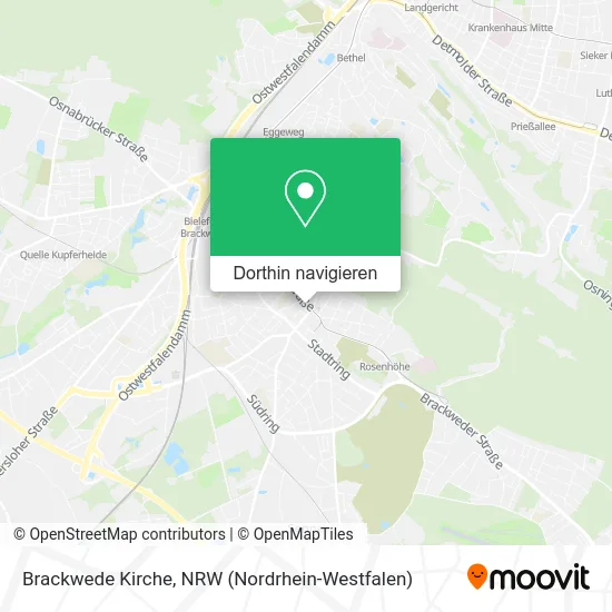 Brackwede Kirche Karte