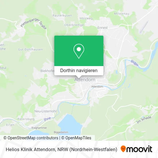 Helios Klinik Attendorn Karte