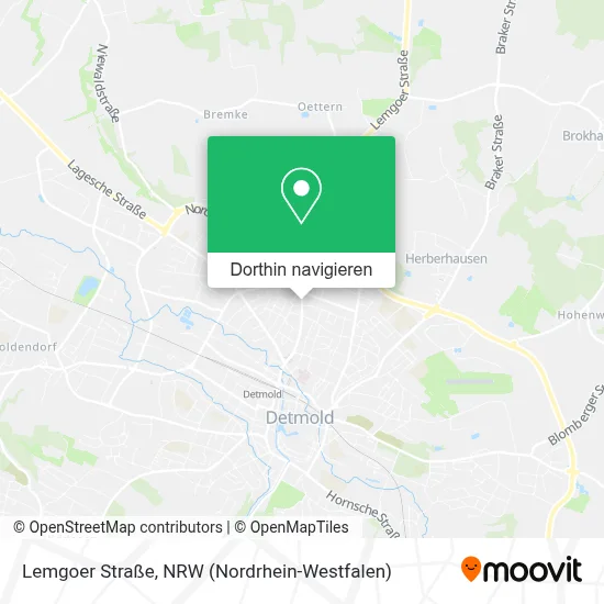 Lemgoer Straße Karte