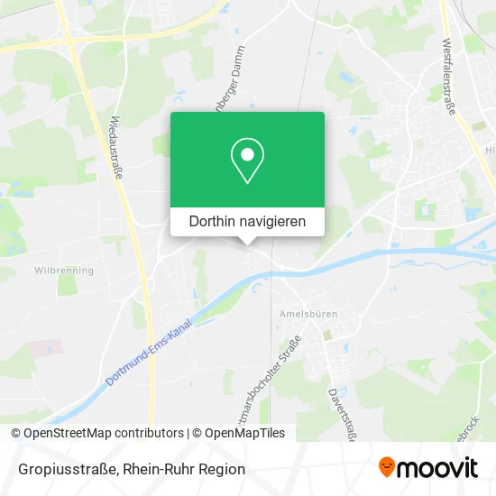 Gropiusstraße Karte