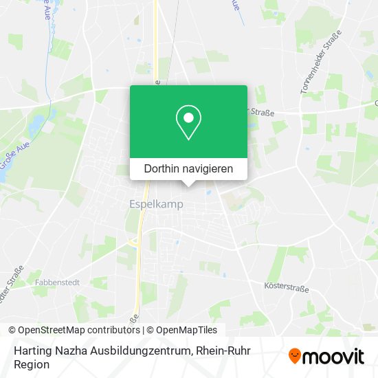 Harting Nazha Ausbildungzentrum Karte