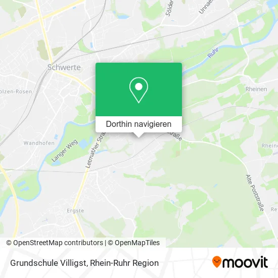 Grundschule Villigst Karte