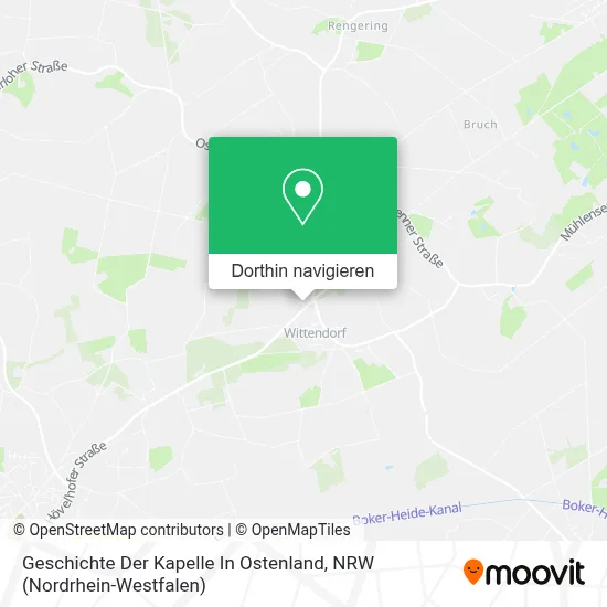 Geschichte Der Kapelle In Ostenland Karte