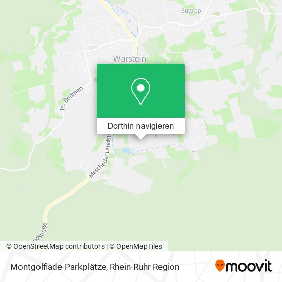 Montgolfiade-Parkplätze Karte