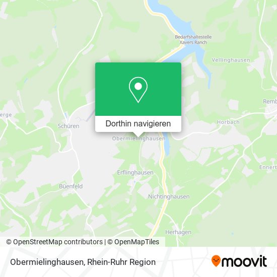 Obermielinghausen Karte