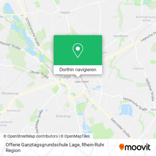 Offene Ganztagsgrundschule Lage Karte