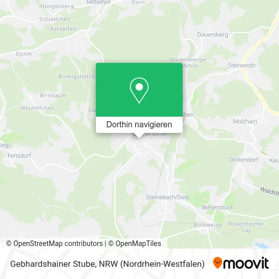 Gebhardshainer Stube Karte