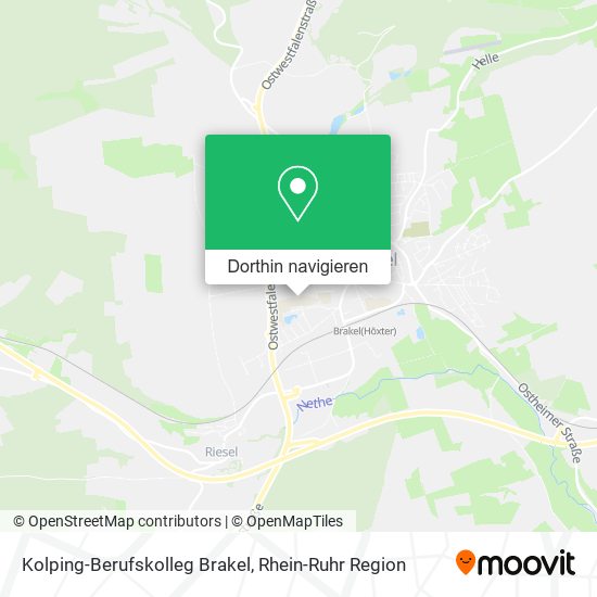 Kolping-Berufskolleg Brakel Karte