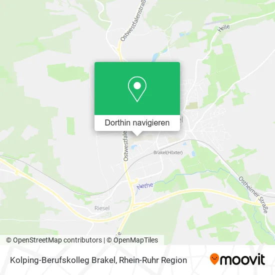 Kolping-Berufskolleg Brakel Karte