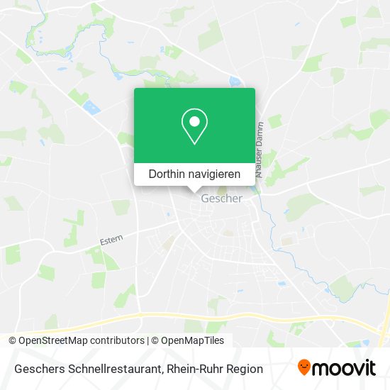 Geschers Schnellrestaurant Karte