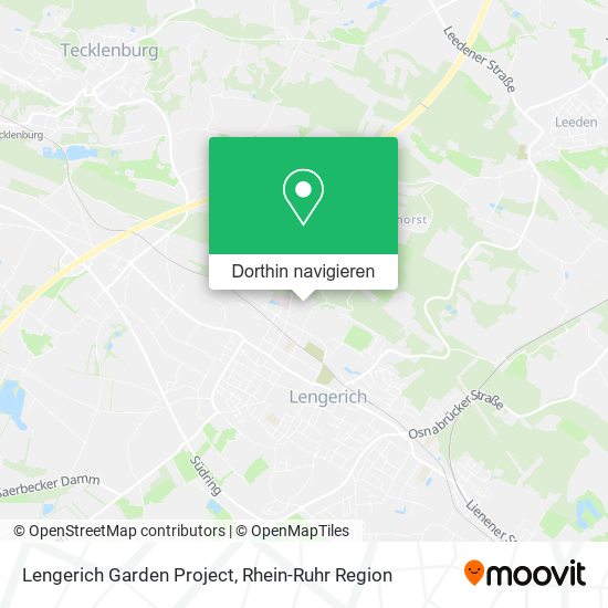 Lengerich Garden Project Karte