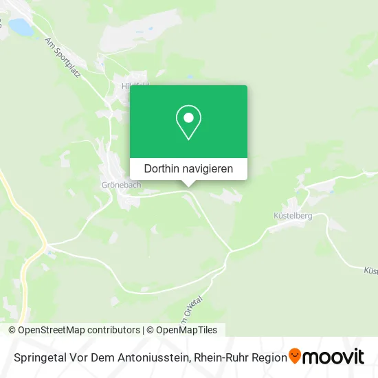 Springetal Vor Dem Antoniusstein Karte