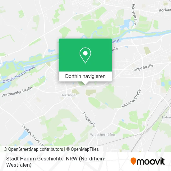 Stadt Hamm Geschichte Karte