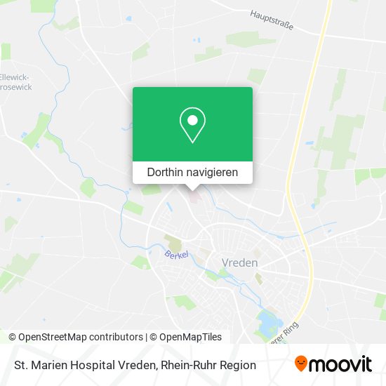 St. Marien Hospital Vreden Karte