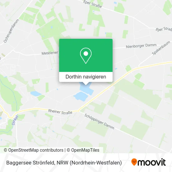 Baggersee Strönfeld Karte