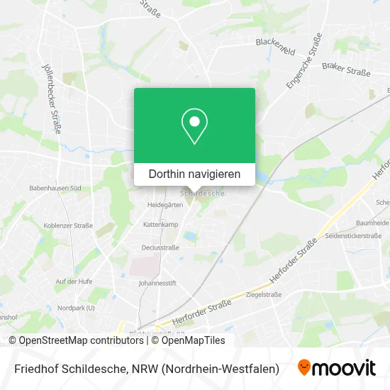 Friedhof Schildesche Karte