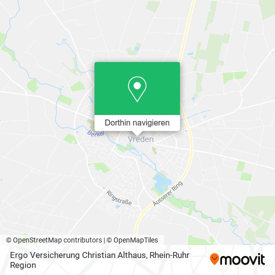 Ergo Versicherung Christian Althaus Karte