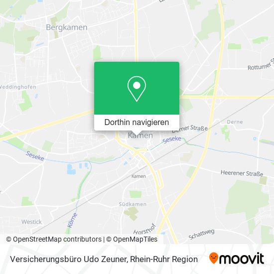 Versicherungsbüro Udo Zeuner Karte