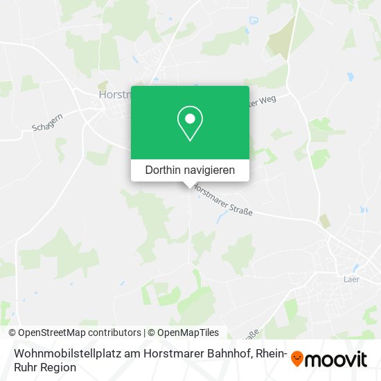 Wohnmobilstellplatz am Horstmarer Bahnhof Karte