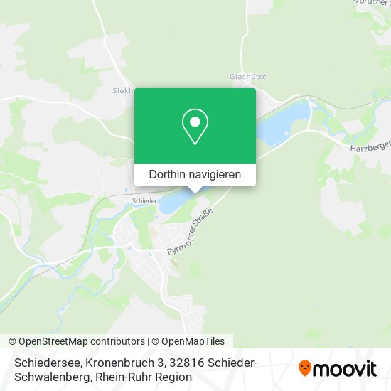 Schiedersee, Kronenbruch 3, 32816 Schieder-Schwalenberg Karte