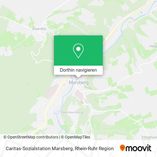 Caritas-Sozialstation Marsberg Karte