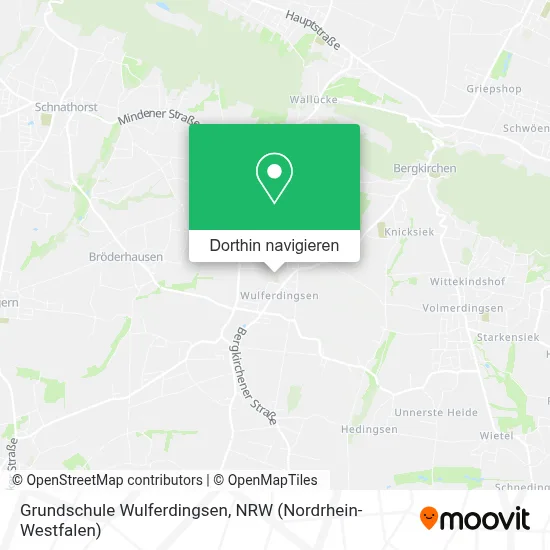 Grundschule Wulferdingsen Karte