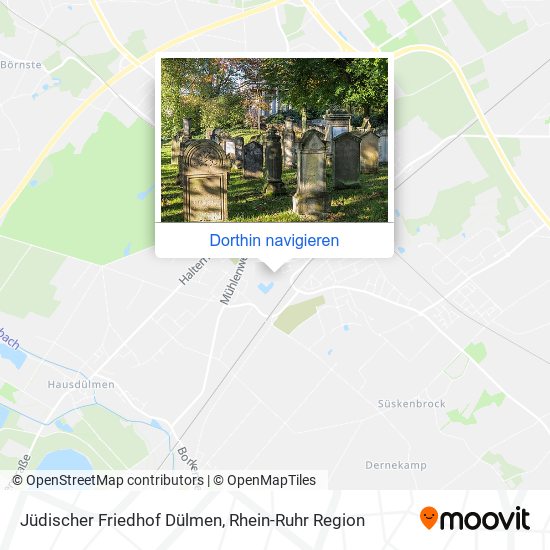 Jüdischer Friedhof Dülmen Karte