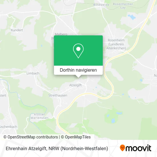 Ehrenhain Atzelgift Karte